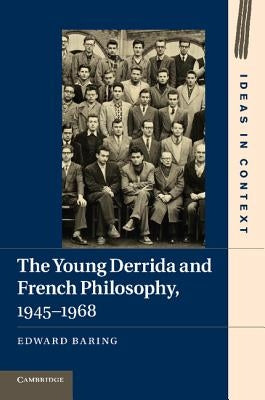 Paperback book titled "The Young Derrida and French Philosophy, 1945-1968" published by Cambridge University Press, with a blue cover.