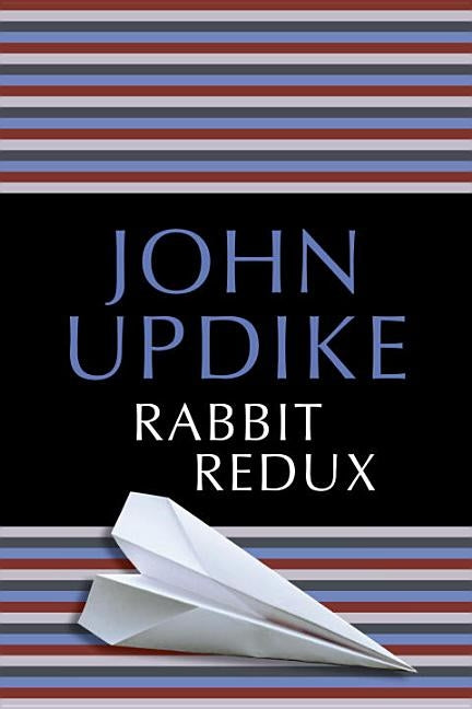 Paperback of Rabbit Redux by Random House Trade featuring a colorful cover with an illustration of a rabbit and urban scene.