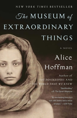 Paperback of The Museum of Extraordinary Things by Scribner Book Company, featuring a cover with vintage and mysterious imagery.