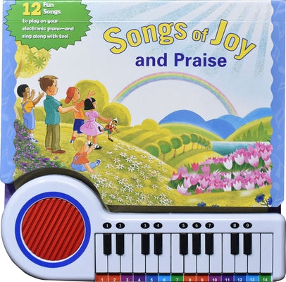Catholic Book Publishing's Songs of Joy and Praise board book with colorful illustrations for children.