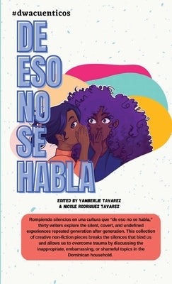 De Eso No Se Habla Paperback Dominican Writers Assoc, Inc.