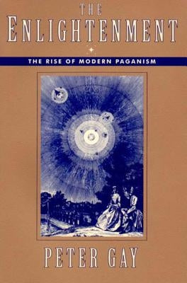 Paperback book titled "The Enlightenment: The Rise of Modern Paganism" by W. W. Norton & Company with a cover illustration.