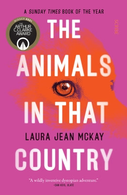 Paperback of The Animals in That Country by Scribe Us, featuring a colorful cover with illustrations of animals in a natural setting.
