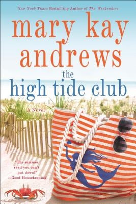 Paperback of The High Tide Club novel by St. Martin's Griffin, showing the book cover with ocean-themed artwork.