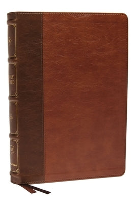 Kjv, Large Print Verse-By-Verse Reference Bible, MacLaren Series, Leathersoft, Brown, Comfort Print: Holy Bible, King James Version by Thomas Nelson