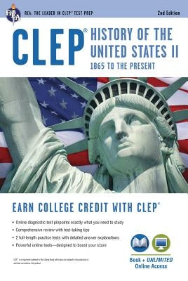 CLEP(R) History of the U.S. II Book + Online by Marlowe, Lynn E.