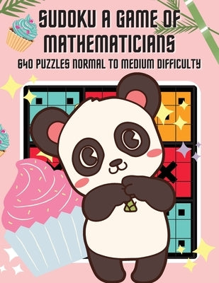 Sudoku A Game of Mathematicians 640 Puzzles Normal to Medium Difficulty Paperback Marick Booster