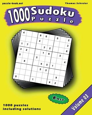 Sudoku: 1000 Easy 9x9 Sudoku, Vol. 3 Paperback Createspace Independent Publishing Platform