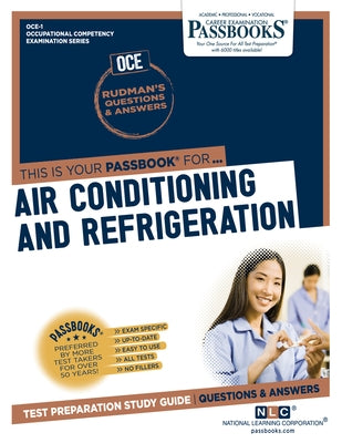 Air Conditioning and Refrigeration (Oce-1): Passbooks Study Guide Volume 1 by National Learning Corporation