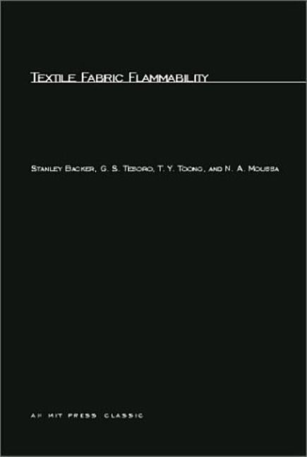 Textile Fabric Flammability Paperback MIT Press