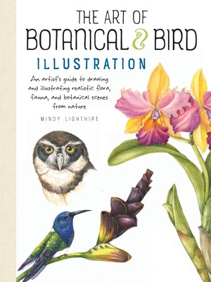 Paperback book titled "The Art of Botanical & Bird Illustration" showing colorful illustrations of flowers and birds on the cover.
