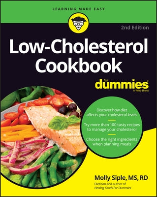 Low-Cholesterol Cookbook for Dummies by Siple, Molly