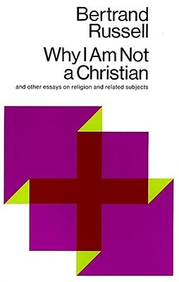 Paperback of "Why I Am Not a Christian" by Touchstone Books, featuring the book cover with title and author text.
