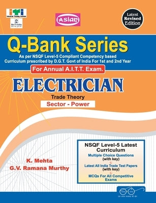 Up-Todate Q-Bank Electrician (Mcq Sol. Paper) (Nsqf - 5 Syll.) 1st & 2nd Yr. by Mehta, K.