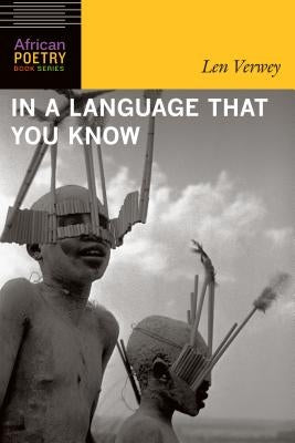 In a Language That You Know Paperback University of Nebraska Press