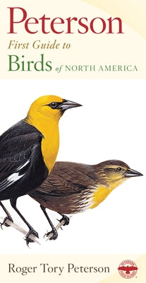Paperback book titled Birds of North America by Mariner Books, featuring colorful bird illustrations on the cover.