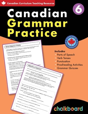 Canadian Grammar Practice 6 Paperback Chalkboard Publishing