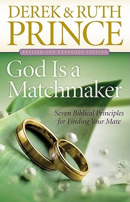 Paperback book titled "God Is a Matchmaker" by Chosen Books, featuring a cover with biblical themes and a warm, inviting design.