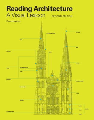 Paperback of Reading Architecture Second Edition by Laurence King showing the book cover with architectural illustrations.