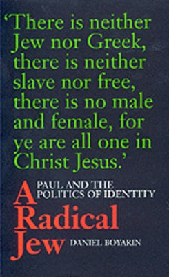 A Radical Jew: Paul and the Politics of Identity Volume 1 Paperback University of California Press
