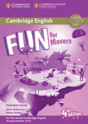Fun for Movers Teacher's Book with Downloadable Audio by Robinson, Anne