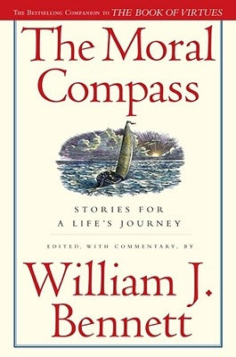Paperback of The Moral Compass book by Simon & Schuster featuring a cover with inspiring imagery and a clear title.