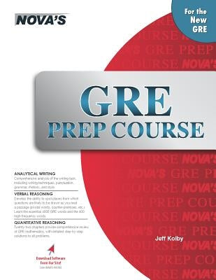 GRE Prep Course [With CDROM] by Kolby, Jeff
