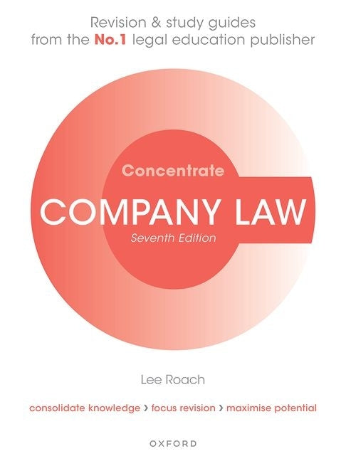 Company Law Concentrate 7th Edition by Roach