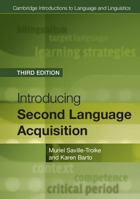 Paperback of Second Language Acquisition by Cambridge University Press, showing the book cover with title and publisher logo.