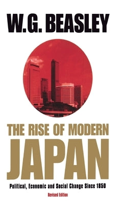Paperback book titled The Rise of Modern Japan, 3rd Edition by Palgrave Macmillan, featuring a cover with historical Japanese imagery.