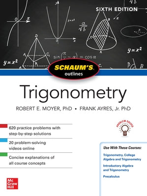 Schaum's Outline of Trigonometry, Sixth Edition by Ayres, Frank