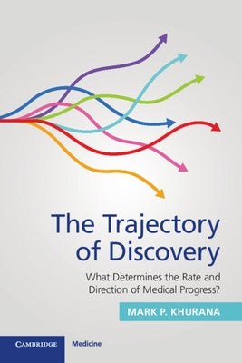Paperback book titled "The Trajectory of Discovery" by Cambridge University Press, showing the front cover with title and design.