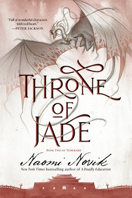 Paperback of Throne of Jade by Del Rey Books, featuring the book cover with artwork and title text.
