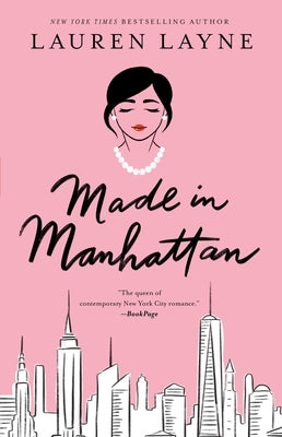 Paperback book titled "Made in Manhattan" by Gallery Books, showing the cover with cityscape design and author name.