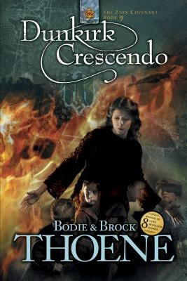 Dunkirk Crescendo book by Tyndale House Publishers featuring a cover with a dramatic military scene and bold title text.