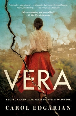 Paperback novel titled "Vera" by Scribner Book Company, showing the book cover with artwork and title text.