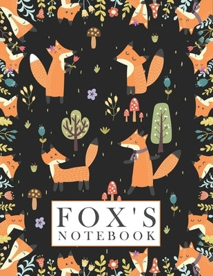 Fox Notebook: Notebook / Journal / Diary / Notepad, Fox Lover Gifts (Lined, 21.59 x 27.94 cm) by Studio, Good Daddy