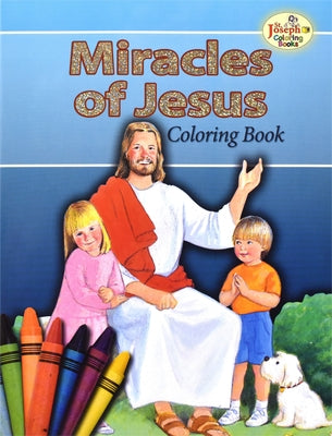 Miracles of Jesus Coloring Book Paperback Catholic Book Publishing