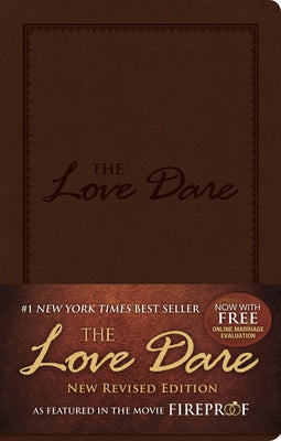 The Love Dare imitation leather book by B&H Books, featuring a textured leather-like cover in a warm tone.