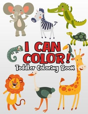 Toddler coloring book titled "I Can Color!" by Discovery Kids featuring fun coloring and activity pages for preschool kids ages 1-4.