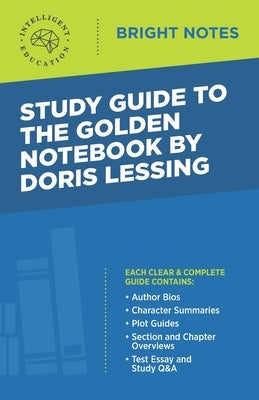 Paperback study guide for Doris Lessing's The Golden Notebook, published by Influence Publishers, featuring a cover image with book details.