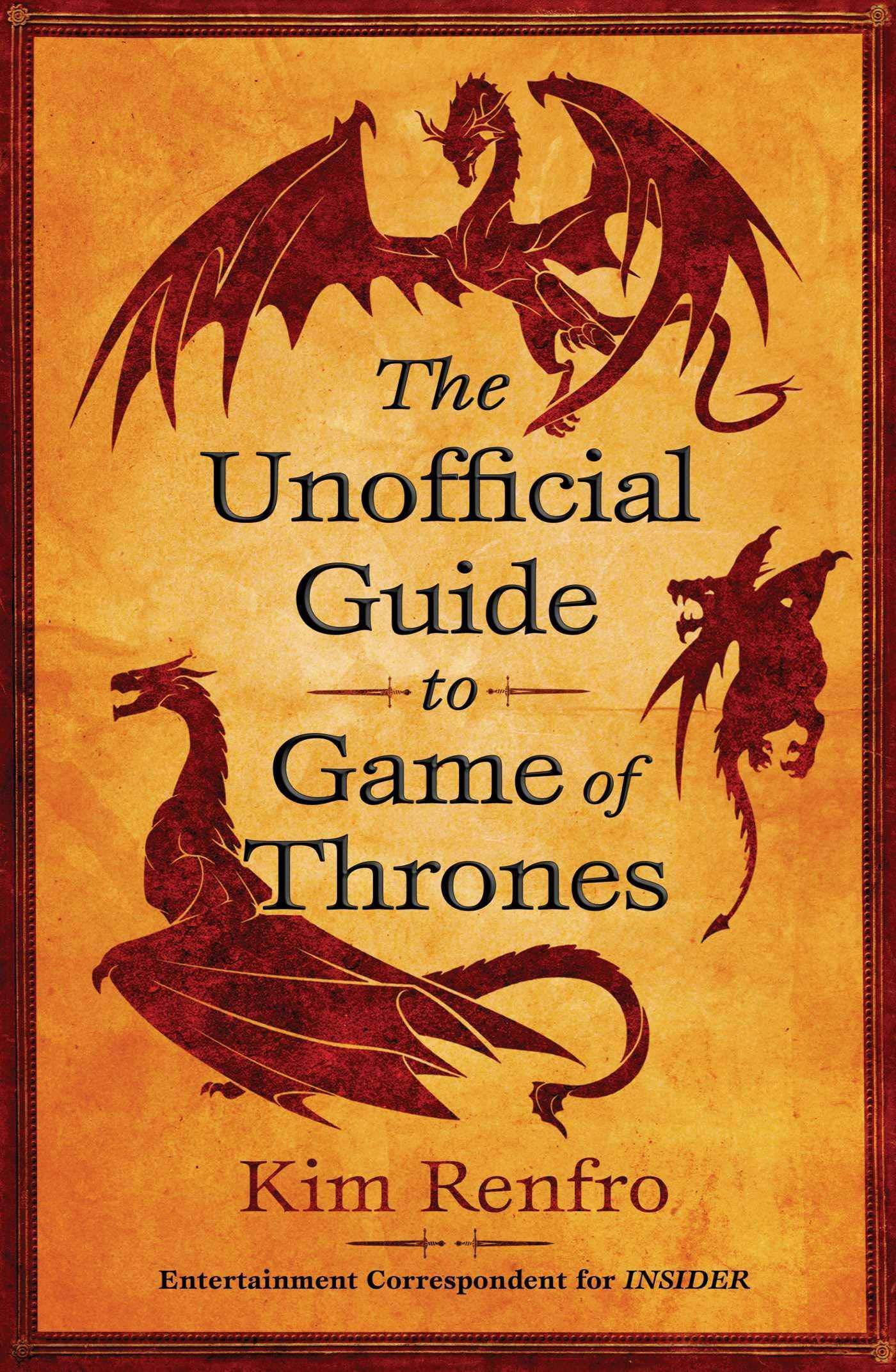 The Unofficial Guide to Game of Thrones Games-Puzzles-Word Games Kim Renfro