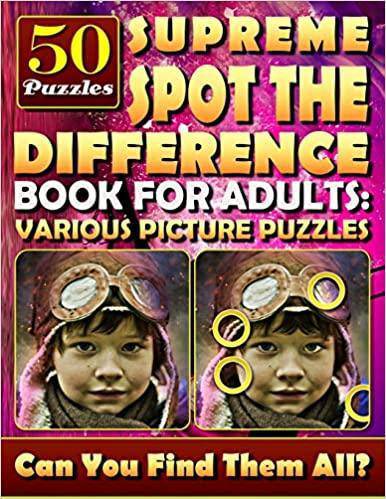 Supreme Spot The Difference Book For Adults - SureShot Books Publishing LLC