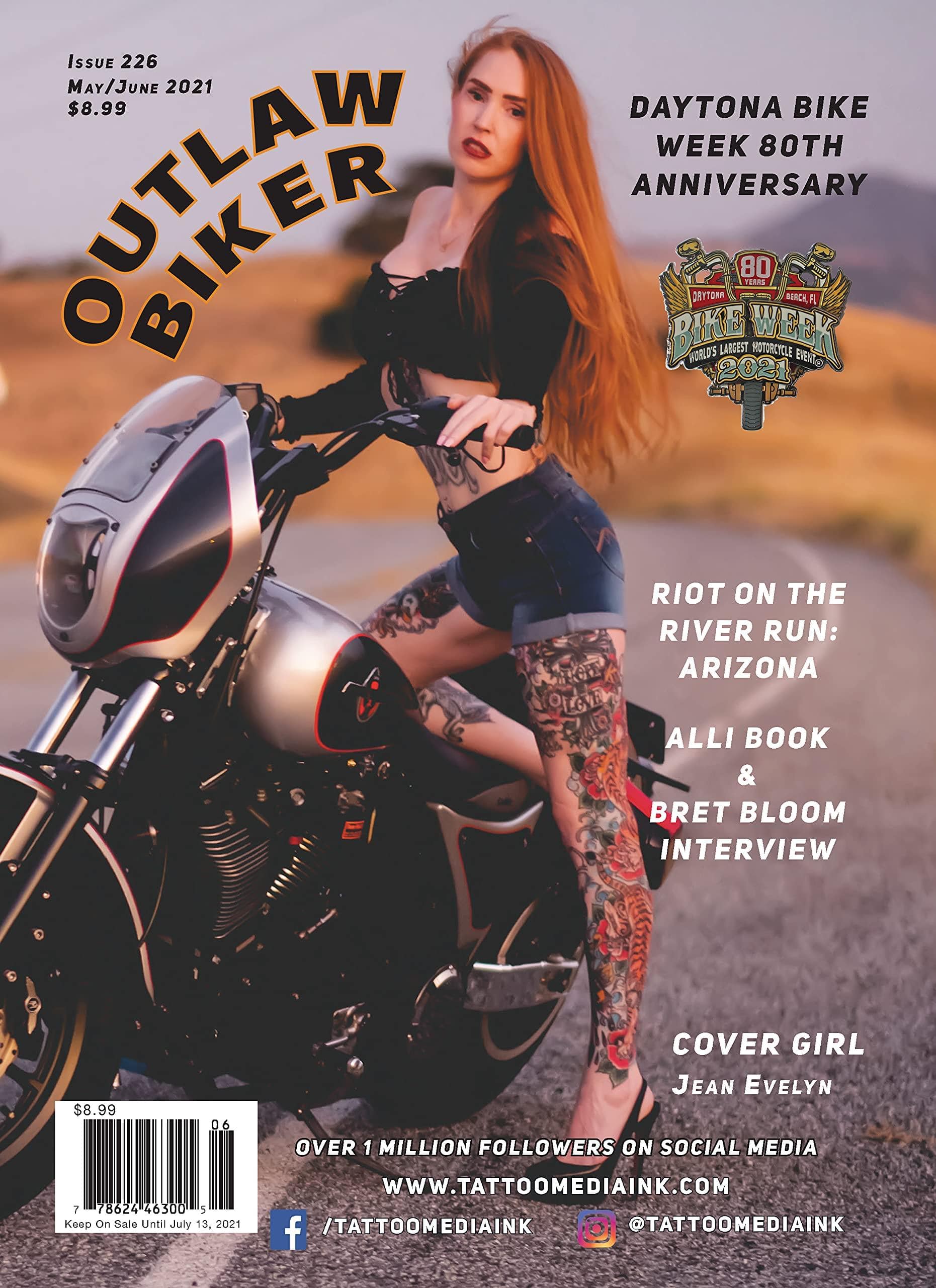Outlaw Biker Magazine # 226 ( Partial Nude) - SureShot Books Publishing LLC