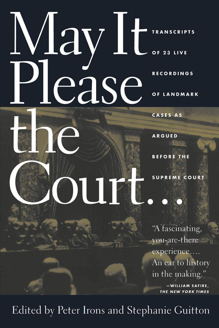 May It Please the Court - SureShot Books Publishing LLC
