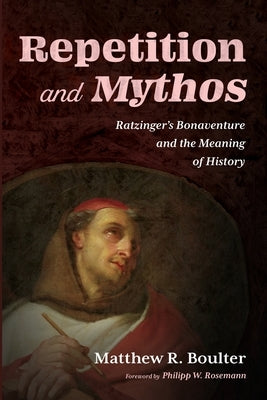 Paperback of "Repetition and Mythos" by Pickwick Publications featuring the book cover with title and design elements.