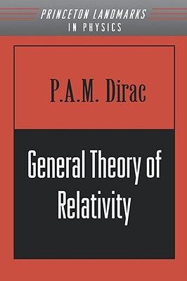Paperback copy of the General Theory of Relativity book by Princeton University Press, showing the front cover with title and design.