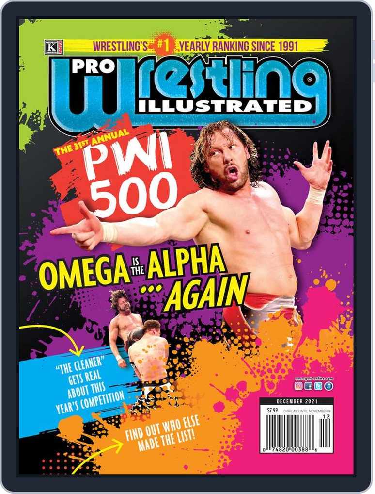 Pro Wrestling Illustrated Magazine December 2021 Back Issue - SureShot Books Publishing LLC