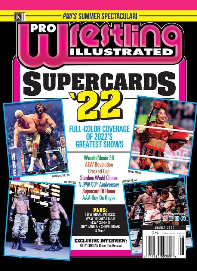 Pro Wrestling Illustrated Magazine Issue # 08 - SureShot Books Publishing LLC