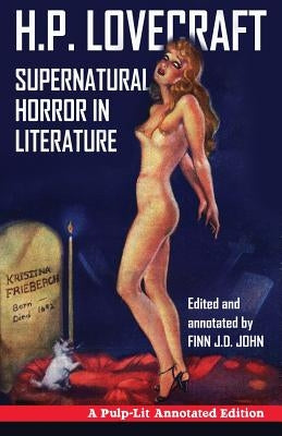 Paperback of Supernatural Horror in Literature by Pulp-Lit Productions, featuring a cover with dark, eerie artwork and book title text.